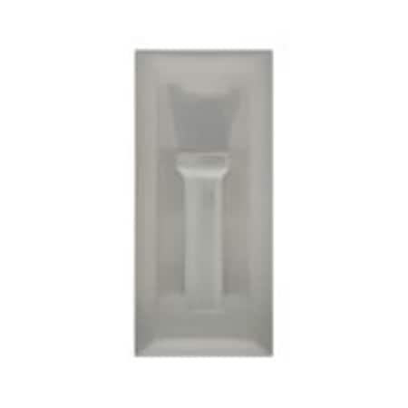 Hillman 15 lbs Satin Nickel Rectangle Hook, Small 230041